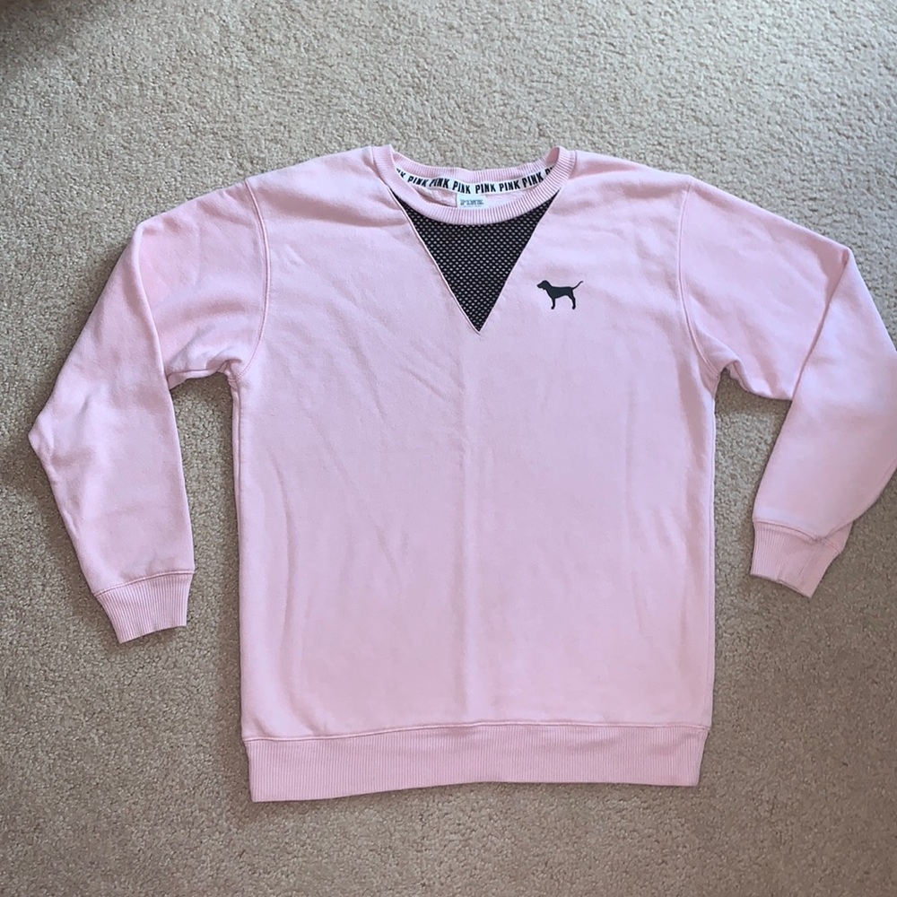 Pink crew neck